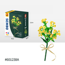 Load image into Gallery viewer, Flower Building Blocks Bricks 3D Model Toy Home Decoration Floral Plant Chrysanthemum Rose Flower Assembly Brick Girl Toy Child Gift