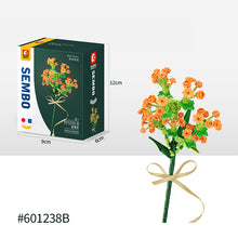 Load image into Gallery viewer, Flower Building Blocks Bricks 3D Model Toy Home Decoration Floral Plant Chrysanthemum Rose Flower Assembly Brick Girl Toy Child Gift