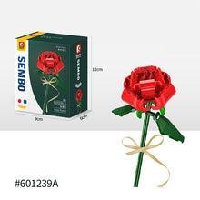 Load image into Gallery viewer, Flower Building Blocks Bricks 3D Model Toy Home Decoration Floral Plant Chrysanthemum Rose Flower Assembly Brick Girl Toy Child Gift