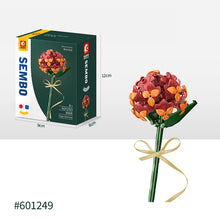 Load image into Gallery viewer, Flower Building Blocks Bricks 3D Model Toy Home Decoration Floral Plant Chrysanthemum Rose Flower Assembly Brick Girl Toy Child Gift