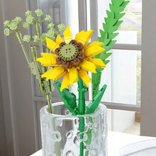 Load image into Gallery viewer, Flower Bouquet Building Blocks Bricks 3D Model Toy Home Decoration Floral Plant Rose Flower Sunflower Assembly Brick Girl Toy Child Gift