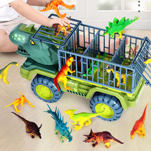 Load image into Gallery viewer, Children Dinosaur Engineering Car Toys Kids Large Size Transport Excavator Vehicles Carrier Truck Toy Pull Back Vehicle Gifts