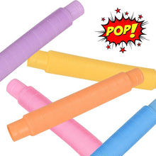 Load image into Gallery viewer, Pop Tubes Fidget Toy Stress Relieve Toys Children Autism Stress Relieve Plastic Bellows Kids Squeeze Toy Gifts