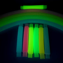 Load image into Gallery viewer, Luminous Pop Tubes Fidget Toy Stress Relieve Toys Children Autism Stress Relieve Plastic Bellows Kids Squeeze Toy Gifts