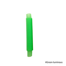 Load image into Gallery viewer, Luminous Pop Tubes Fidget Toy Stress Relieve Toys Children Autism Stress Relieve Plastic Bellows Kids Squeeze Toy Gifts
