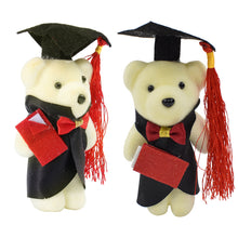 Load image into Gallery viewer, Doctor Bear Plush Toy Graduation Flower Bouquet Bear Doll Decoration DR. Bear Gifts