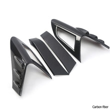 Load image into Gallery viewer, 4Pcs/Set Rear Back Lamp Tail Light Cover Trim Carbon Fiber Silver for Toyota CHR C-HR 2016-2018
