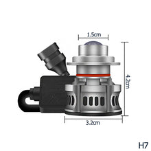 Load image into Gallery viewer, Pair Car H7 H8/H11 Headlight Bulb Lens Light Auto LED Headlight Projector Fog Light Modification