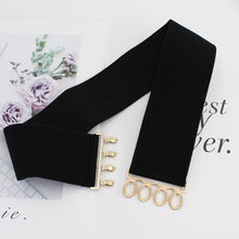 Load image into Gallery viewer, Women Elastic Waist Belt Versatile Elastic Decorative Wide Belt Dress Skirt Waist Elastic Belts
