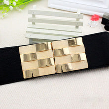 Load image into Gallery viewer, Women Elastic Waist Belt Versatile Elastic Decorative Wide Belt Dress Skirt Waist Elastic Belts