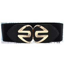 Load image into Gallery viewer, Women Elastic Waist Belt Versatile Elastic Decorative Wide Belt Dress Skirt Waist Elastic Belts