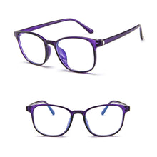 Load image into Gallery viewer, Retro Flat Glasses Fashion Comfortable Lightweight Frame Anti-Blue Light Glasses Transparent Glasses