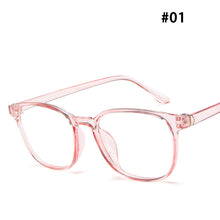Load image into Gallery viewer, Retro Flat Glasses Fashion Comfortable Lightweight Frame Anti-Blue Light Glasses Transparent Glasses