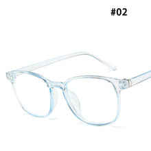 Load image into Gallery viewer, Retro Flat Glasses Fashion Comfortable Lightweight Frame Anti-Blue Light Glasses Transparent Glasses