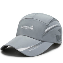 Load image into Gallery viewer, Quick-drying Baseball Cap Casual Peaked Cap Gauze Stitching Cap Women Men Cotton Adjustable Cap