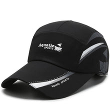 Load image into Gallery viewer, Quick-drying Baseball Cap Casual Peaked Cap Gauze Stitching Cap Women Men Cotton Adjustable Cap