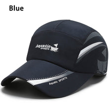 Load image into Gallery viewer, Quick-drying Baseball Cap Casual Peaked Cap Gauze Stitching Cap Women Men Cotton Adjustable Cap