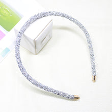 Load image into Gallery viewer, Women Hair Hoop Thin Rhinestone Headband All-match Temperament Simple Headband Hair Accessories