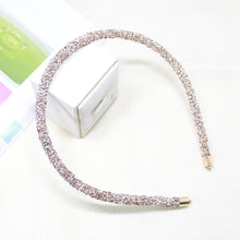 Load image into Gallery viewer, Women Hair Hoop Thin Rhinestone Headband All-match Temperament Simple Headband Hair Accessories