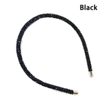Load image into Gallery viewer, Women Hair Hoop Thin Rhinestone Headband All-match Temperament Simple Headband Hair Accessories