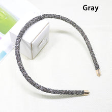 Load image into Gallery viewer, Women Hair Hoop Thin Rhinestone Headband All-match Temperament Simple Headband Hair Accessories