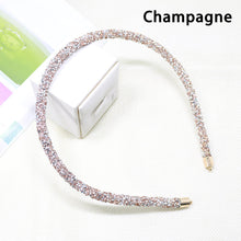 Load image into Gallery viewer, Women Hair Hoop Thin Rhinestone Headband All-match Temperament Simple Headband Hair Accessories