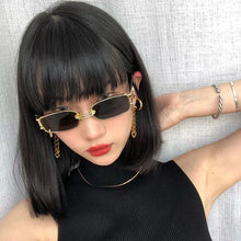 Load image into Gallery viewer, Women Sunglasses Square Sunglasses Fashion Trend Metal Sunglasses Shades Eyeglasses