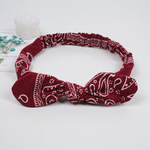 Load image into Gallery viewer, Women Hairband Bunny Ears Knotted Elastic Hairband Cute Headband Multicolor Hair Hoop Hair Accessories