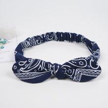 Load image into Gallery viewer, Women Hairband Bunny Ears Knotted Elastic Hairband Cute Headband Multicolor Hair Hoop Hair Accessories