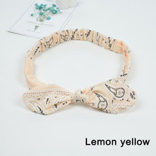 Load image into Gallery viewer, Women Hairband Bunny Ears Knotted Elastic Hairband Cute Headband Multicolor Hair Hoop Hair Accessories