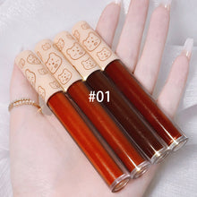 Load image into Gallery viewer, 4 Colors Velvet Lip Glaze Mist Glaze Mud Moisturizing Lip Glaze Lip Gloss Lipstick Lips Makeup Cosmetic