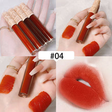 Load image into Gallery viewer, 4 Colors Velvet Lip Glaze Mist Glaze Mud Moisturizing Lip Glaze Lip Gloss Lipstick Lips Makeup Cosmetic