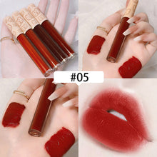 Load image into Gallery viewer, 4 Colors Velvet Lip Glaze Mist Glaze Mud Moisturizing Lip Glaze Lip Gloss Lipstick Lips Makeup Cosmetic