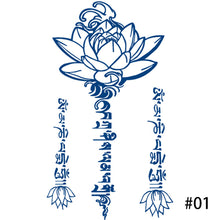 Load image into Gallery viewer, Herbal Tattoo Sticker Plant Semi Permanent Waterproof Tattoo Sticker Body Art Tattoo Sticker For Women Men
