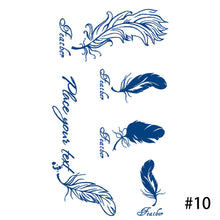 Load image into Gallery viewer, Herbal Tattoo Sticker Plant Semi Permanent Waterproof Tattoo Sticker Body Art Tattoo Sticker For Women Men