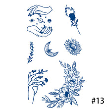 Load image into Gallery viewer, Herbal Tattoo Sticker Plant Semi Permanent Waterproof Tattoo Sticker Body Art Tattoo Sticker For Women Men