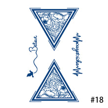 Load image into Gallery viewer, Herbal Tattoo Sticker Plant Semi Permanent Waterproof Tattoo Sticker Body Art Tattoo Sticker For Women Men
