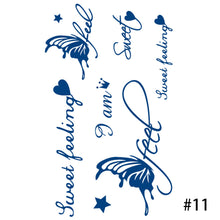 Load image into Gallery viewer, Herbal Tattoo Sticker Plant Waterproof Long Lasting Tattoo Sticker Body Art Tattoo Sticker For Women Men