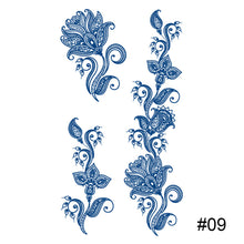 Load image into Gallery viewer, Herbal Tattoo Sticker Plant Semi Permanent Waterproof Tattoo Sticker Body Art Tattoo Sticker For Women Men