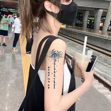 Load image into Gallery viewer, Herbal Tattoo Sticker Plant Waterproof Long Lasting Tattoo Sticker Body Art Tattoo Sticker For Women Men