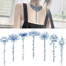 Load image into Gallery viewer, Herbal Tattoo Sticker Plant Waterproof Long Lasting Tattoo Sticker Body Art Tattoo Sticker For Women Men