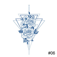 Load image into Gallery viewer, Herbal Tattoo Sticker Plant Waterproof Long Lasting Tattoo Sticker Body Art Tattoo Sticker For Women Men