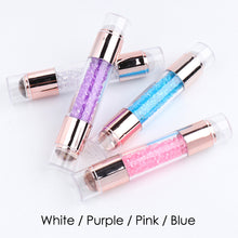 Load image into Gallery viewer, Nail Art Double Head Stamp Nail Art Pattern Transfer Tool 2cm Nail Silicone Head with Manicure Scraper Kits