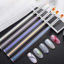 Load image into Gallery viewer, 5pcs/set Nail Art Pen Aurora Paint Pen Nail Smudge Pen Manicure Draw Paint Pen Nail Art Brush Nail Tool