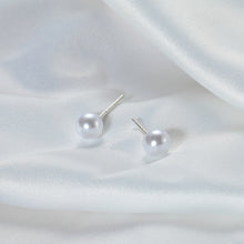 Load image into Gallery viewer, Fashion Simple White Pearl Stud Earrings Women Temperament Versatile Jewelry Accessories Jewelry
