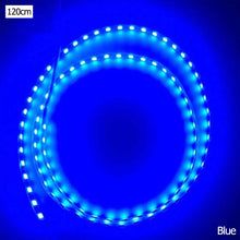 Load image into Gallery viewer, 1Pc 120cm LED Strip Light 120SMD 3528 Flexible Tape Rope Stripe Ray Tape Lamp Car Interior Atmosphere Lights 12V
