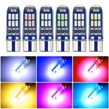 Load image into Gallery viewer, 1Pc T10 Car Bulbs Indoor Position Light 15 LED Silicone Light License Plate Waterproof Light 4014 W5W