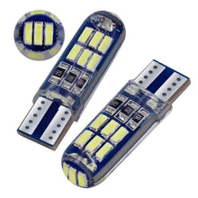 Load image into Gallery viewer, 1Pc T10 Car Bulbs Indoor Position Light 15 LED Silicone Light License Plate Waterproof Light 4014 W5W