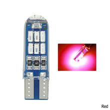 Load image into Gallery viewer, 1Pc T10 Car Bulbs Indoor Position Light 15 LED Silicone Light License Plate Waterproof Light 4014 W5W