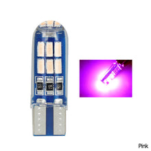 Load image into Gallery viewer, 1Pc T10 Car Bulbs Indoor Position Light 15 LED Silicone Light License Plate Waterproof Light 4014 W5W